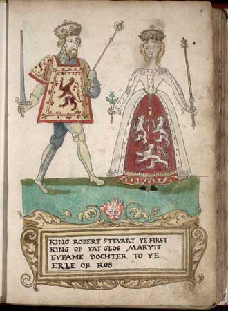The Two Wives of Robert II, King of Scots ~ Elizabeth Mure and Euphemia Ross